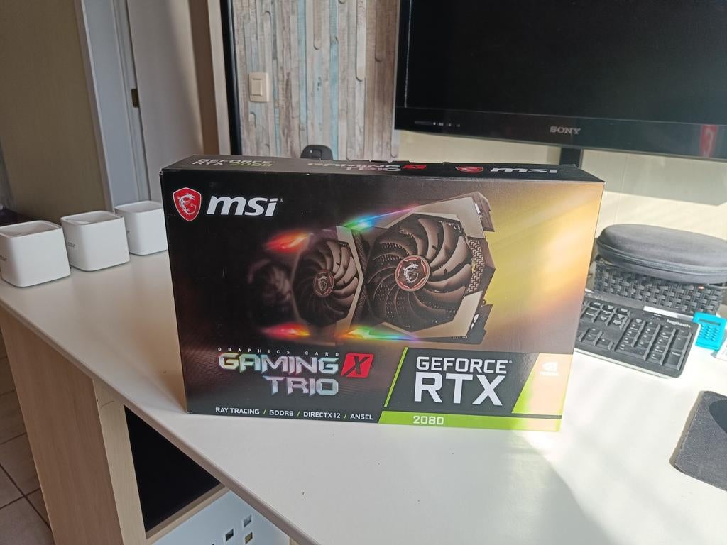 MSI GeForce RTX 2080 GAMING X TRIO, Computers en Software, Videokaarten, Zo goed als nieuw, Nvidia, PCI-Express 3.0, GDDR6, HDMI