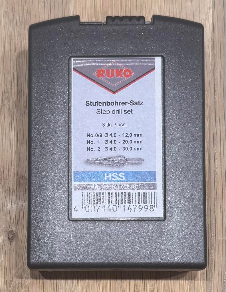 Ruko trappenboorset, 3-delig nieuw!, Doe-het-zelf en Bouw, Ophalen, Nieuw