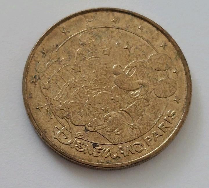 Disneyland Paris 2011 souvenirmunt, Ophalen of Verzenden, Mickey Mouse, Gebruikt, Overige typen