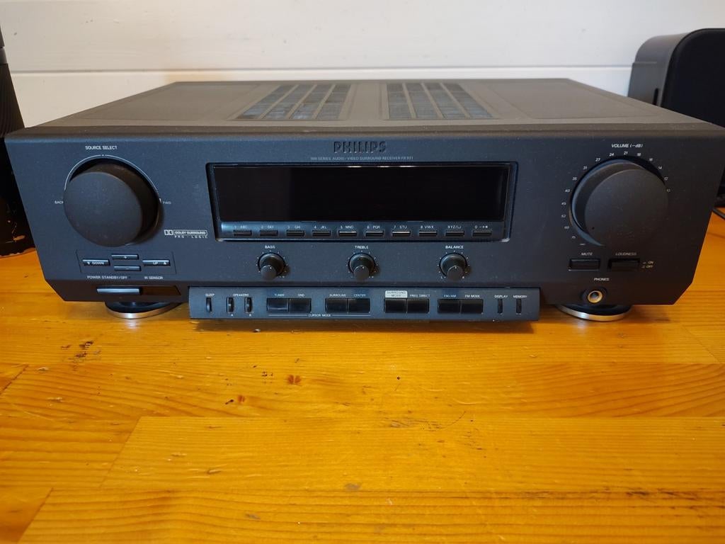 Philips Dolby surround, Audio, Tv en Foto, Versterkers en Ontvangers, Ophalen, Gebruikt, Stereo