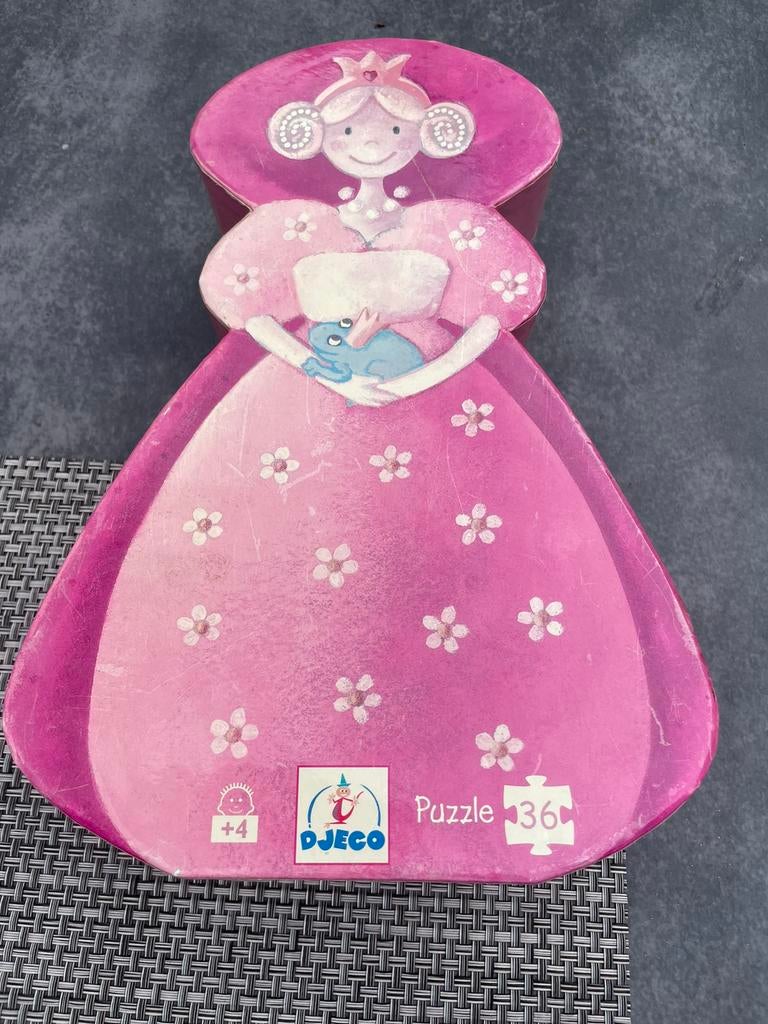 Djeco kinderpuzzel prinses, Ophalen of Verzenden, Gebruikt