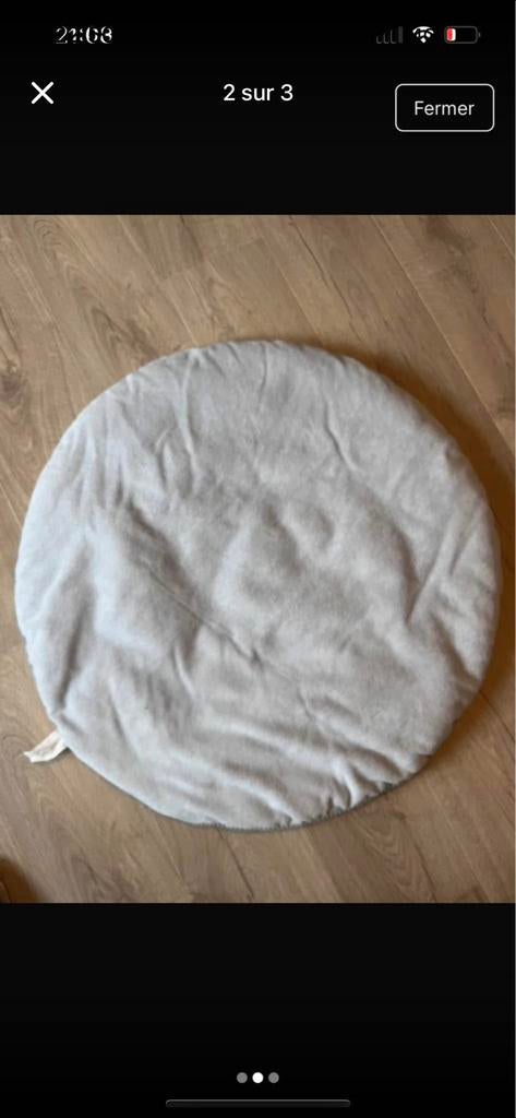 Tapis de parc rond pericles, Enfants & Bébés, Parcs, Enlèvement, Comme neuf, Rond, Tapis de parc