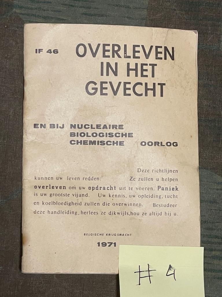 ABL - Militair reglement - Overleven in het gevecht en NBC, Ophalen of Verzenden
