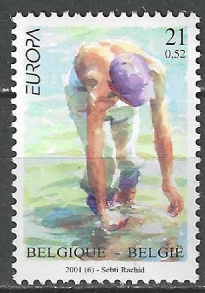 Belgie 2001 - Yvert 2984 /OBP 2989 - Europa - Water (PF), Verzenden, Postfris, Postfris, Europa