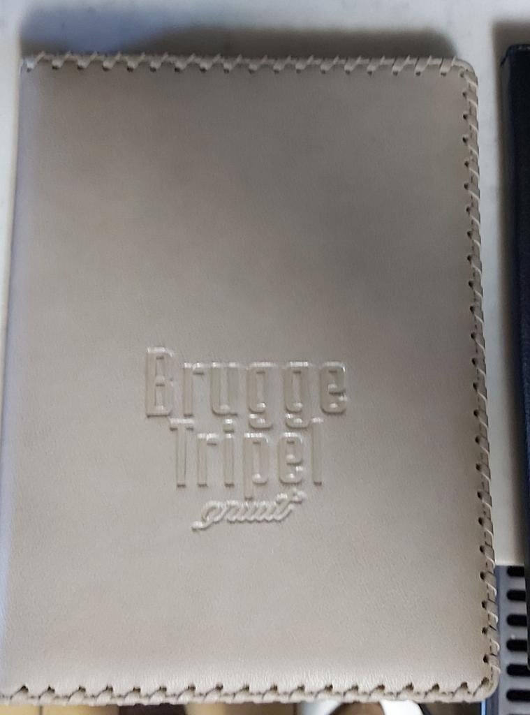 Brugse tripel prijslijst tafel map, Collections, Marques de bière, Comme neuf, Palm, Enlèvement ou Envoi