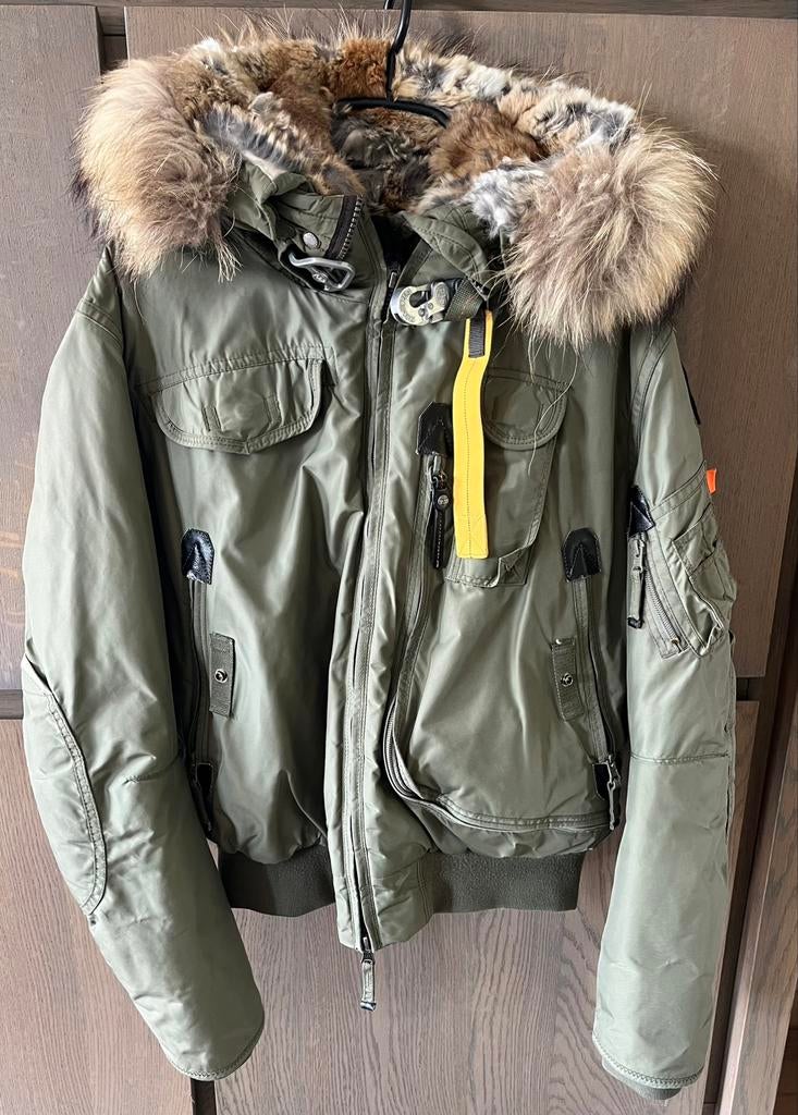 Parajumper Jas, Kleding | Dames, Maat 42/44 (L), Gedragen, Groen, Parajumpers
