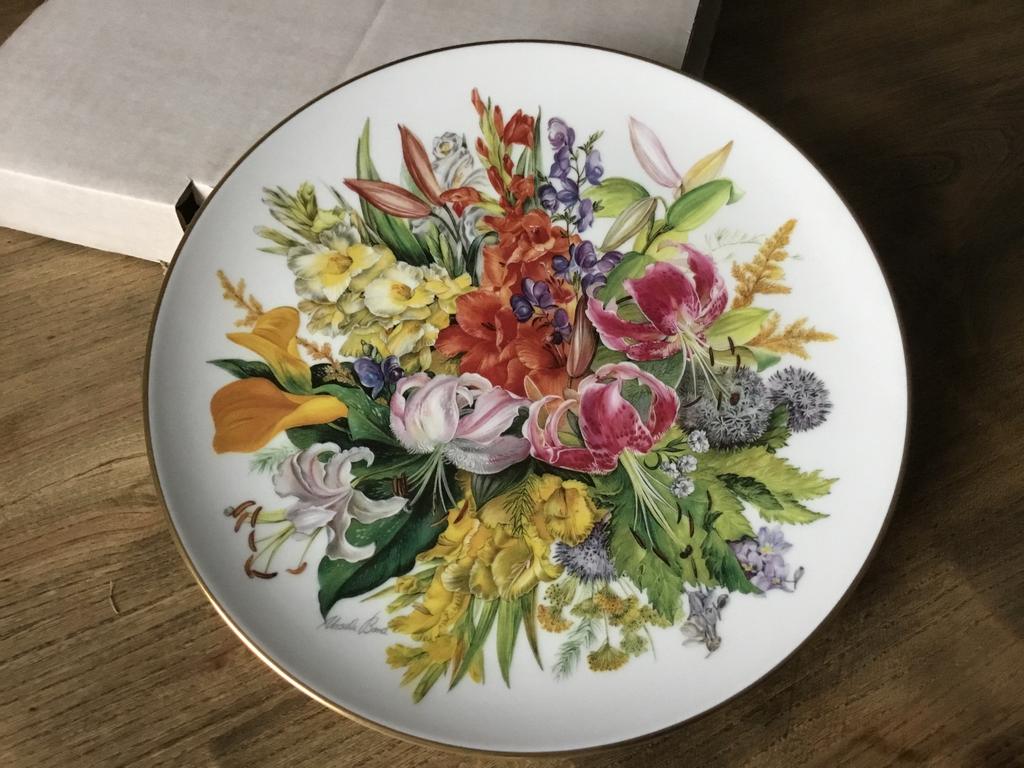 Sierbord bloemen, Ophalen of Verzenden