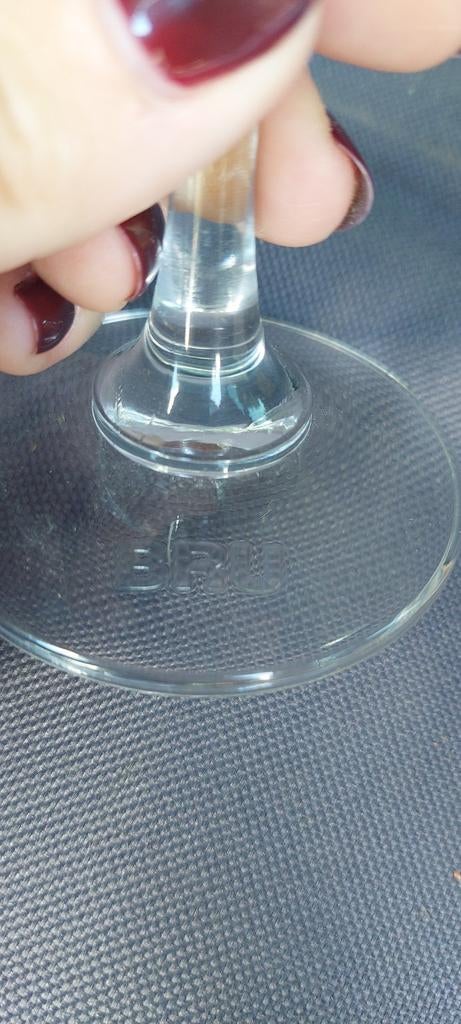 2 bru glazen, Verzamelen, Ophalen of Verzenden, Zo goed als nieuw