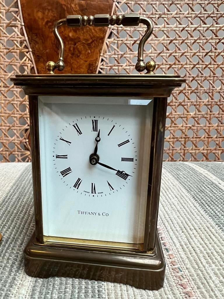 Prachtige Tiffany & Co x Matthew Norman Carriage Clock Klok, Ophalen of Verzenden