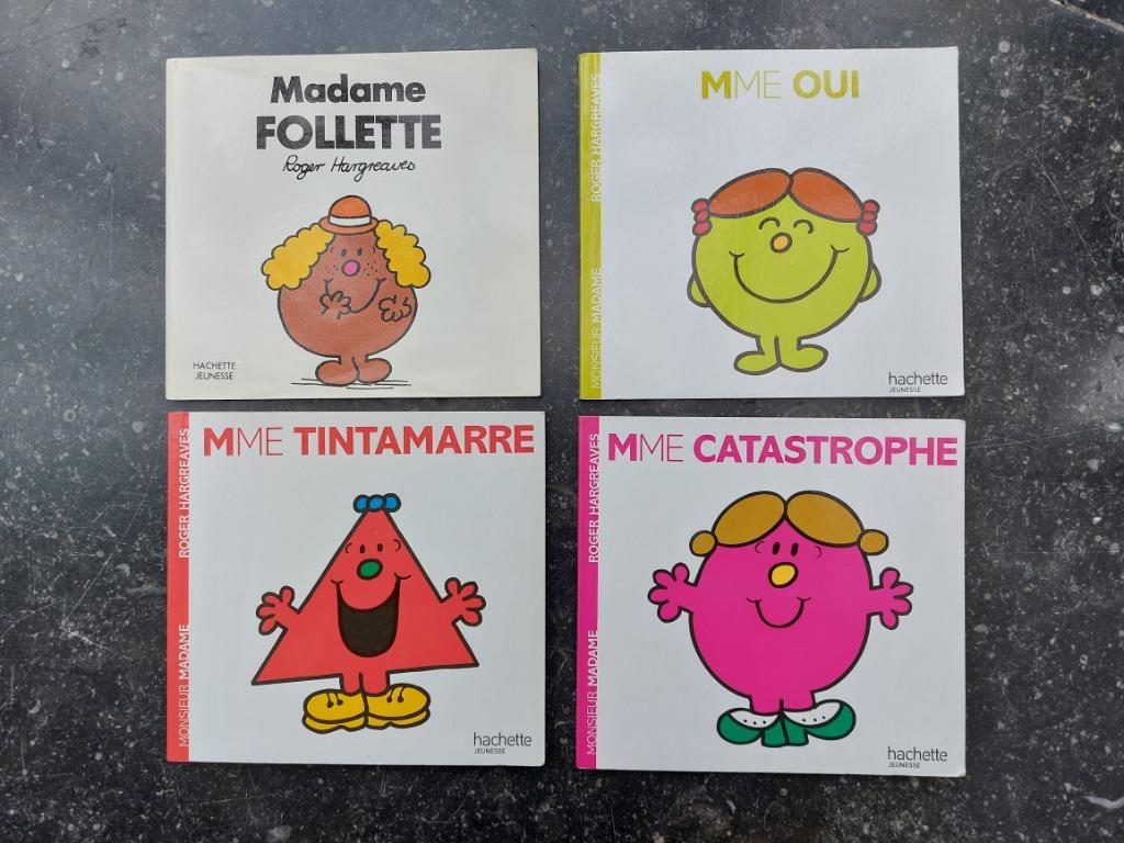 Lot 4 livres Monsieur Madame, Livres, Enlèvement ou Envoi