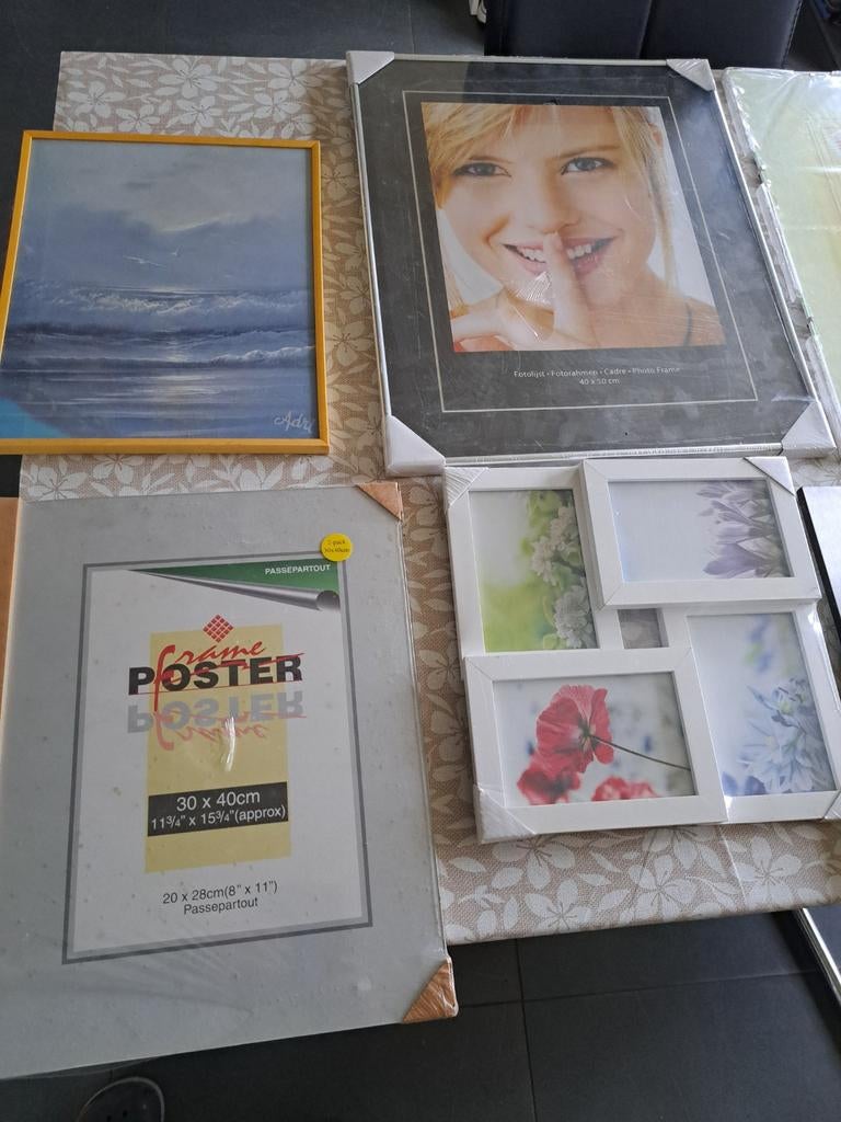 Partij fotokaders, Ophalen