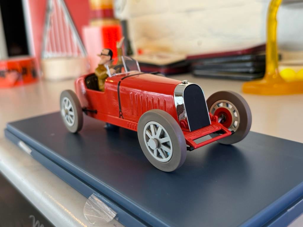 Kuifje Race Auto Bugatti, Ophalen of Verzenden, Zo goed als nieuw, Auto