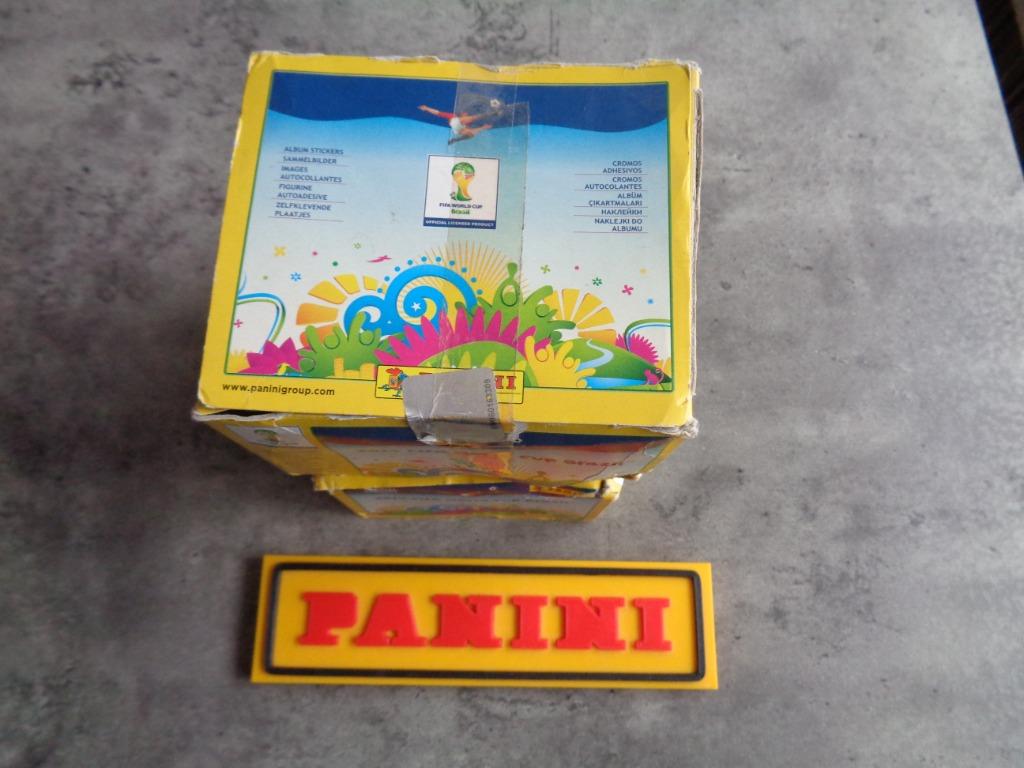 PANINI worldcup 2014 BOITES 2X AVEC 100 SACS D'AUTOCOLLANTS, Envoi, Neuf