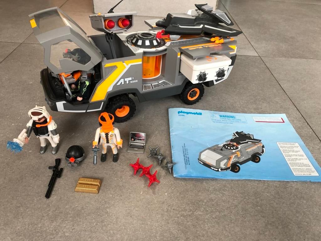 Playmobil camion des agents secrets (5286), Enlèvement, Comme neuf, Ensemble complet