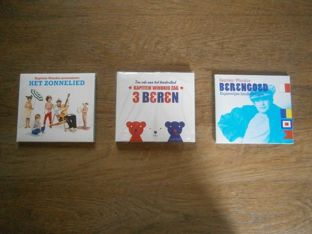 Kapitein Winokio  zag 3 beren + Berengoed + Het zonnelied, Ophalen of Verzenden, Zo goed als nieuw, Muziek
