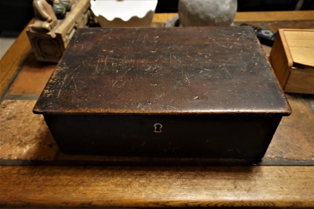 2 coffres anciens, Moins de 50 cm, Enlèvement ou Envoi, Utilisé, Moins de 50 cm