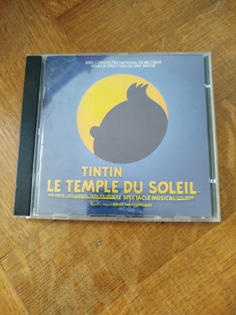 CD + boekje, Kuifje, De Tempel van de Zon, Hergé, in perfect, Ophalen of Verzenden, Kuifje, Zo goed als nieuw, Overige typen