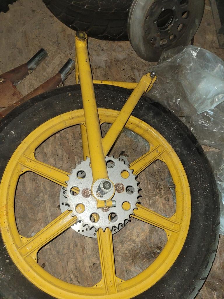 Yamaha tz bras oscillant spondon, Ophalen