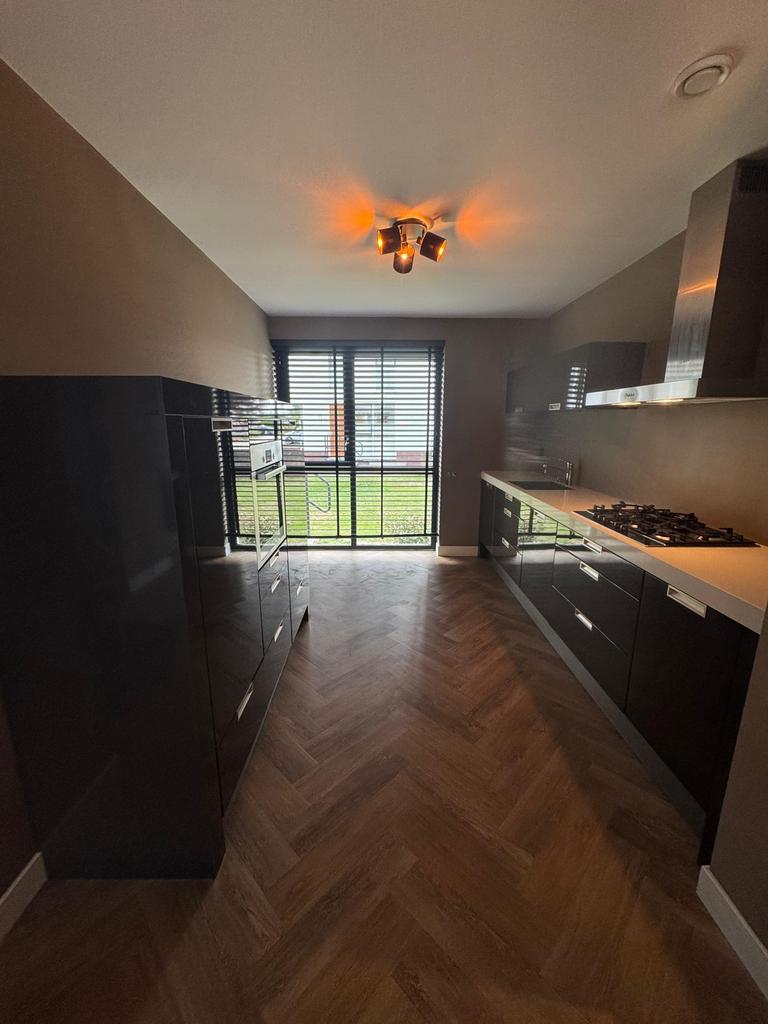 Nette Rechte Keuken + Wandkast + Apparatuur + GEDEMONTEERD, Huis en Inrichting, Overige kleuren, Dubbelwandige keuken, Ophalen of Verzenden