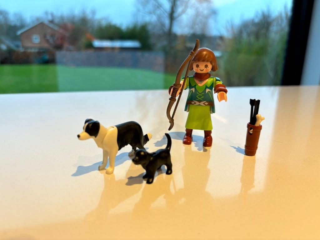 Playmobil - Diana de jaagster met haar honden, Ophalen, Zo goed als nieuw, Complete set