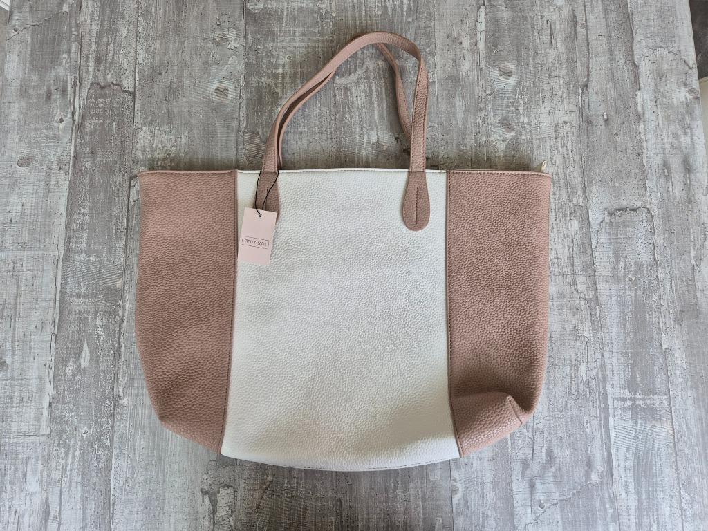 Grote handtas Merry Scott, Handtassen en Accessoires, Tassen | Damestassen, Ophalen of Verzenden, Nieuw, Beige, Handtas