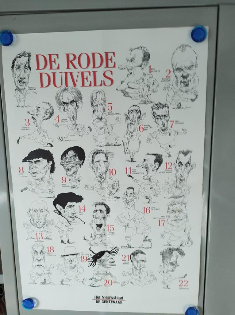 De rode duivels, Verzamelen, Ophalen of Verzenden, Zo goed als nieuw