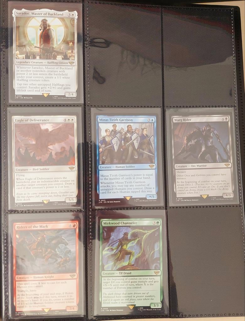 Magic the Gathering - Lord of the Rings - Jumpstart Vol 2, Ophalen of Verzenden, Zo goed als nieuw, Meerdere kaarten