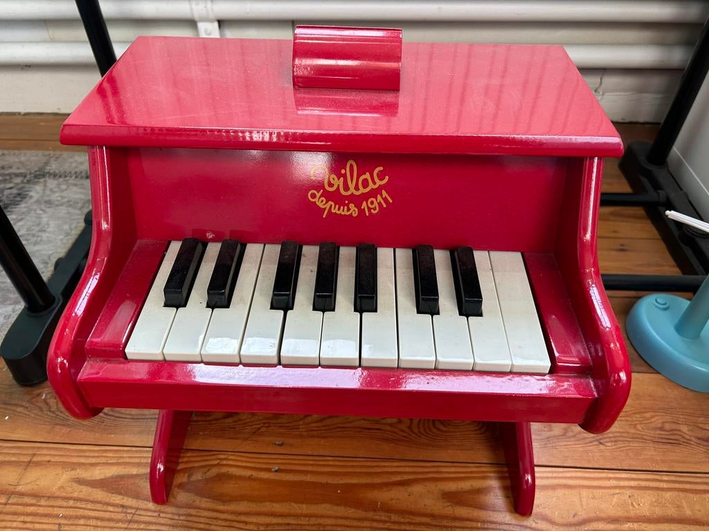 Houten speelgoed mini piano, Muziek en Instrumenten, Ophalen, Zo goed als nieuw