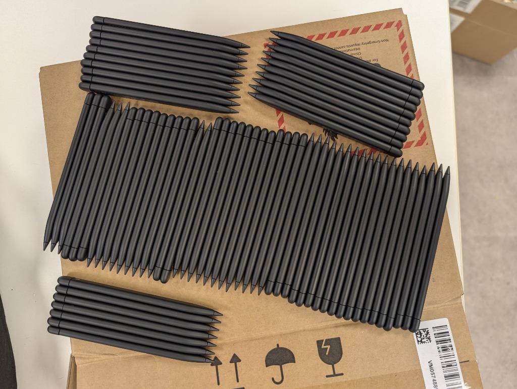 75x Surface Slim Pen 2 Black, Ophalen, Ergonomisch, Nieuw, Draadloos