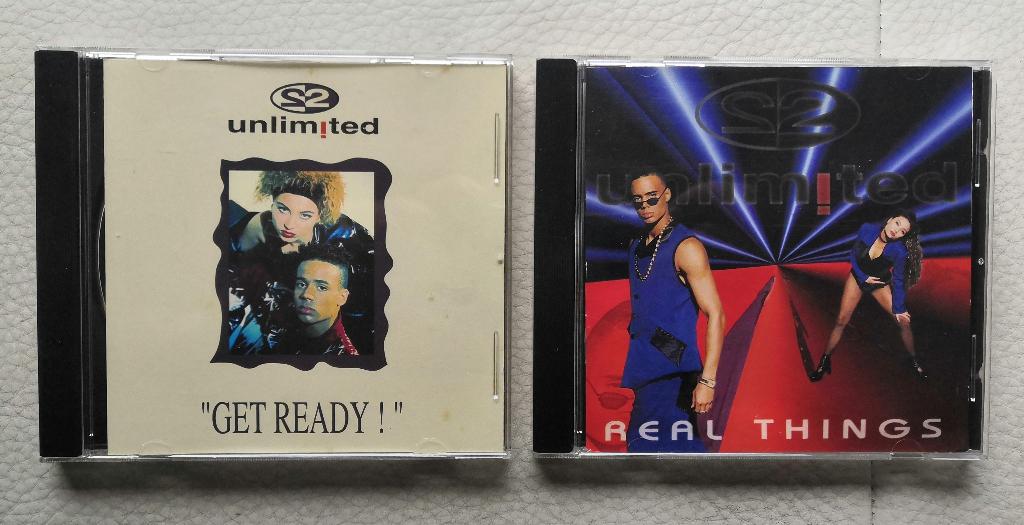 2 Unlimited, 2 CD's,   Get Ready !   &  'Real Things'  House, Ophalen of Verzenden, Zo goed als nieuw, Dance Populair, Boxset