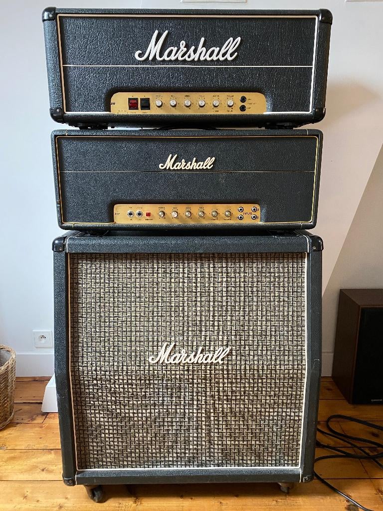Marshall Super Lead 1972-1973 met orig. 4x12 cab, Ophalen