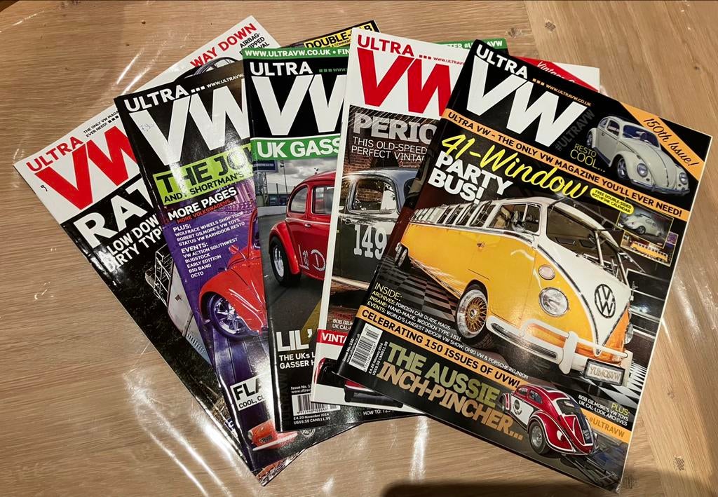 Pakket van oude tijdschriften van ULTRA VW, Boeken, Tijdschriften en Kranten, Ophalen of Verzenden, Zo goed als nieuw, Overige typen