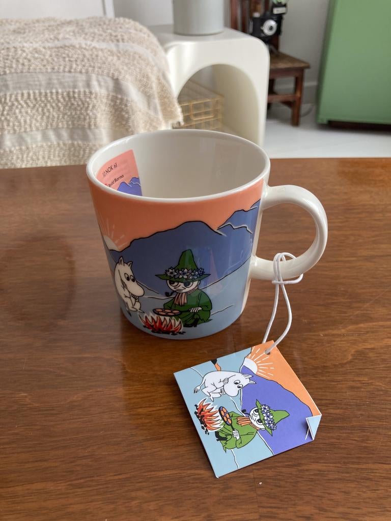 Moomin mok 'In the mountains' Limited edition Arabia, Collections, Porcelaine, Cristal & Couverts, Neuf, Tasse et/ou soucoupe