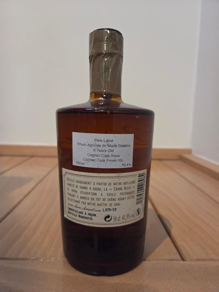 Père Labat 6y cognac cask finish sélection rhum attitude, Collections, Enlèvement ou Envoi