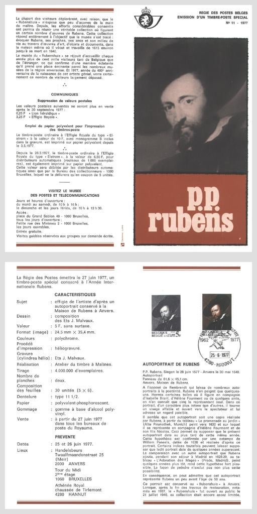 1977 P.P. RUBENS, Postzegels en Munten, Verzenden