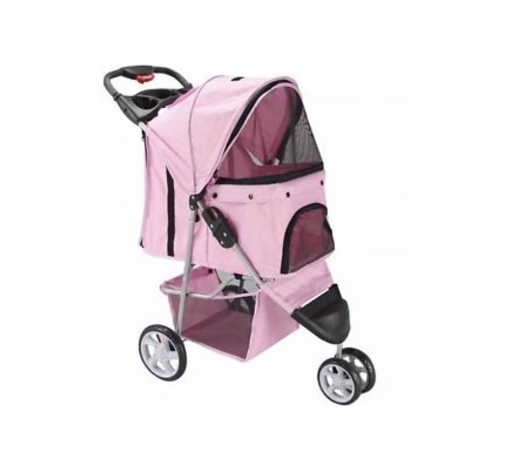 Hondenbuggy Kattenbuggy Honden & Katten Buggy Roze 3 Wielen, Ophalen of Verzenden, Nieuw