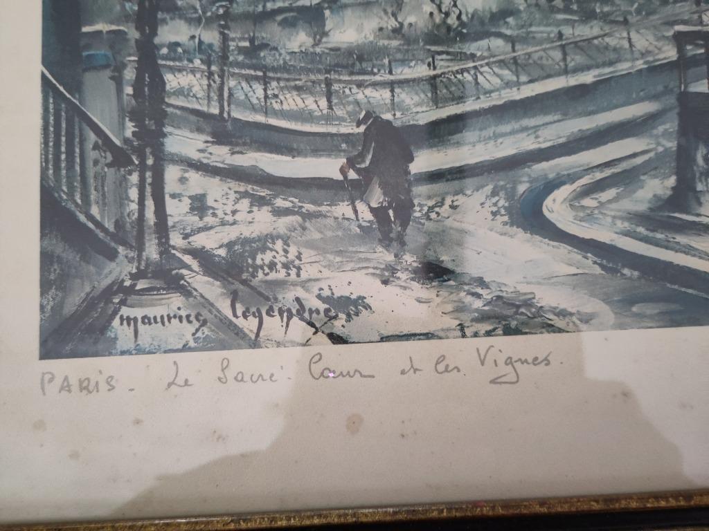 Lithographie de Paris Legendre, Enlèvement