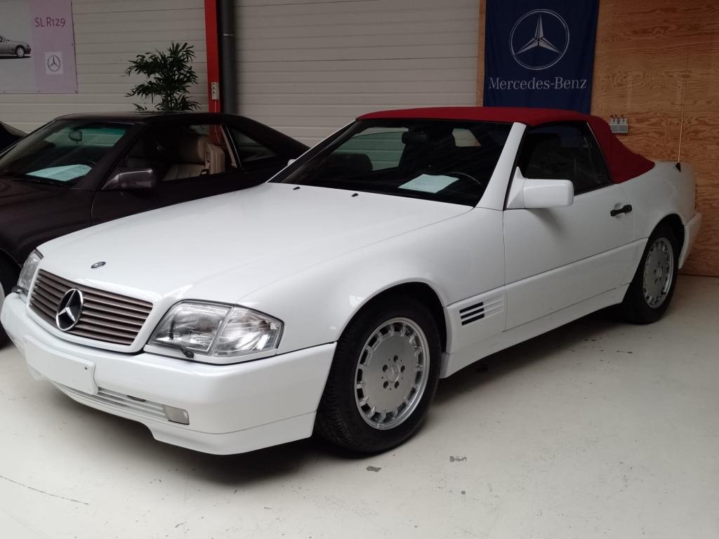 Mercedes SL 500 oldtimer  *GG SL Cars*, Autos, Mercedes-Benz, Cuir, Achat, Entreprise, Noir
