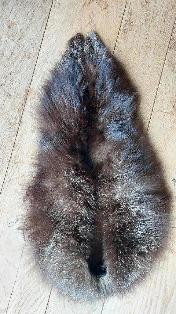 vintage bont kraag zilvervos, Maat 42/44 (L), Sjaal, Gedragen, Ophalen