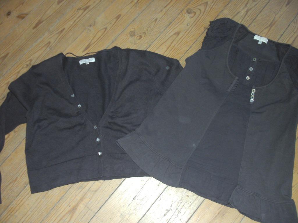 Bruin shirt met pull voor erover: maat 170 - 176, Kinderen en Baby's, Kinderkleding | Maat 170, Gebruikt, C&A, Meisje, Ophalen of Verzenden