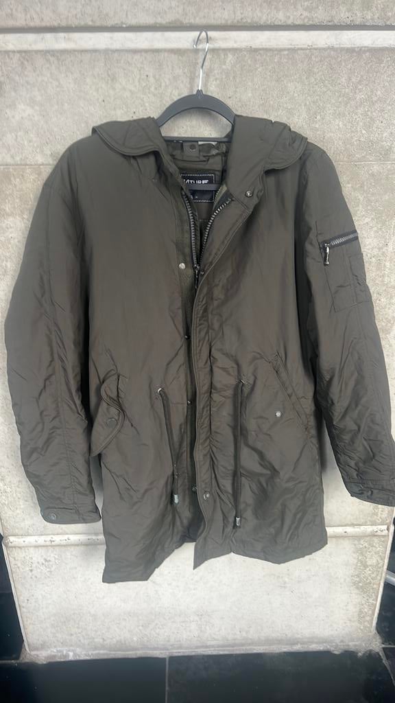 Groene , halflange jas S, Ophalen of Verzenden, Gedragen, Groen, Nature