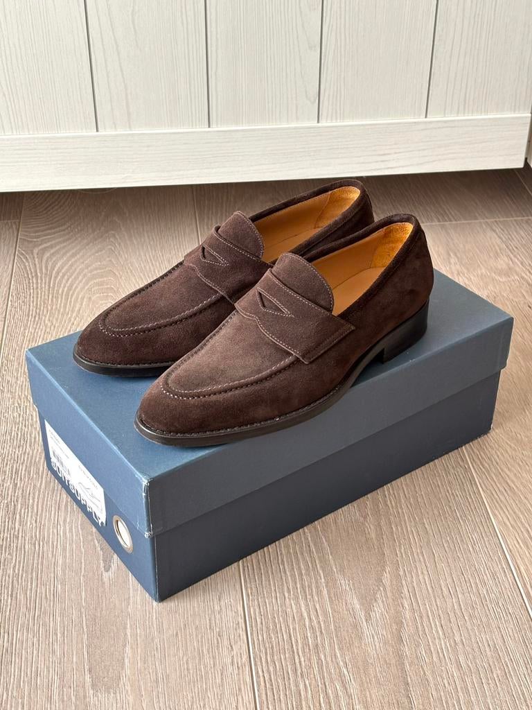 Suitsupply Penny Loafers maat 39 nieuw, Neuf, Enlèvement ou Envoi, Brun, Flâneurs