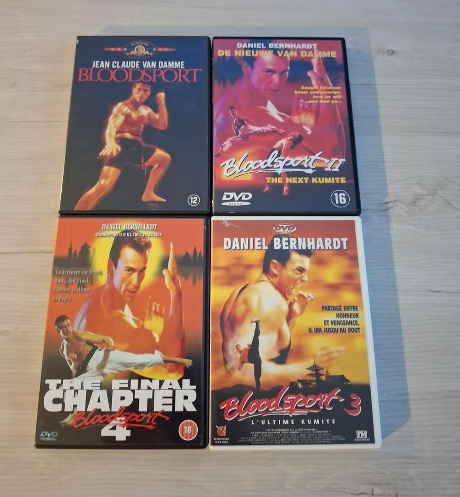 Bloodsport collectie 1-4, Cd's en Dvd's, Ophalen of Verzenden