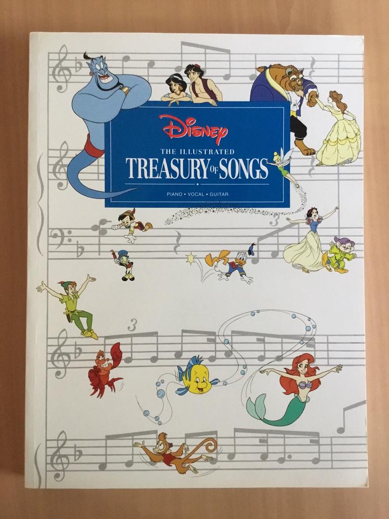 Boek Disney Treasury of Songs, Ophalen of Verzenden