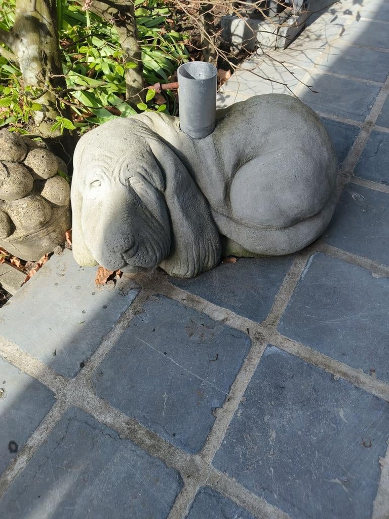 Parasolvoet hond beton, Tuin en Terras, Ophalen, Parasolvoet