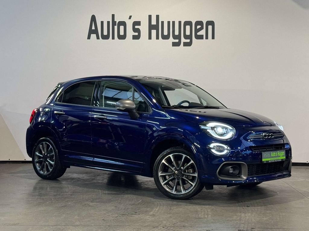 Fiat 500X 1.5 Hybrid Sport Automaat (bj 2024), Auto's, Fiat, Automaat, Gebruikt, 4 cilinders, Blauw
