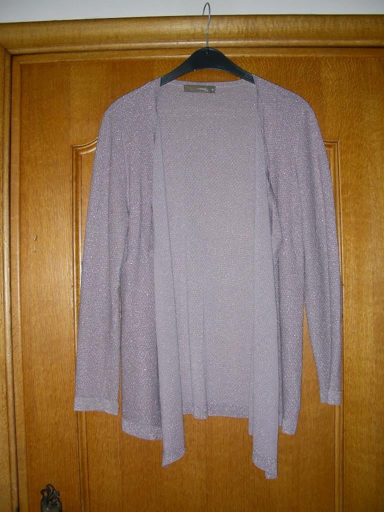 Lila cardigan met zilver glitter, Comme ça, maat 40, Maat 38/40 (M), Overige kleuren, Zo goed als nieuw, Comme ça