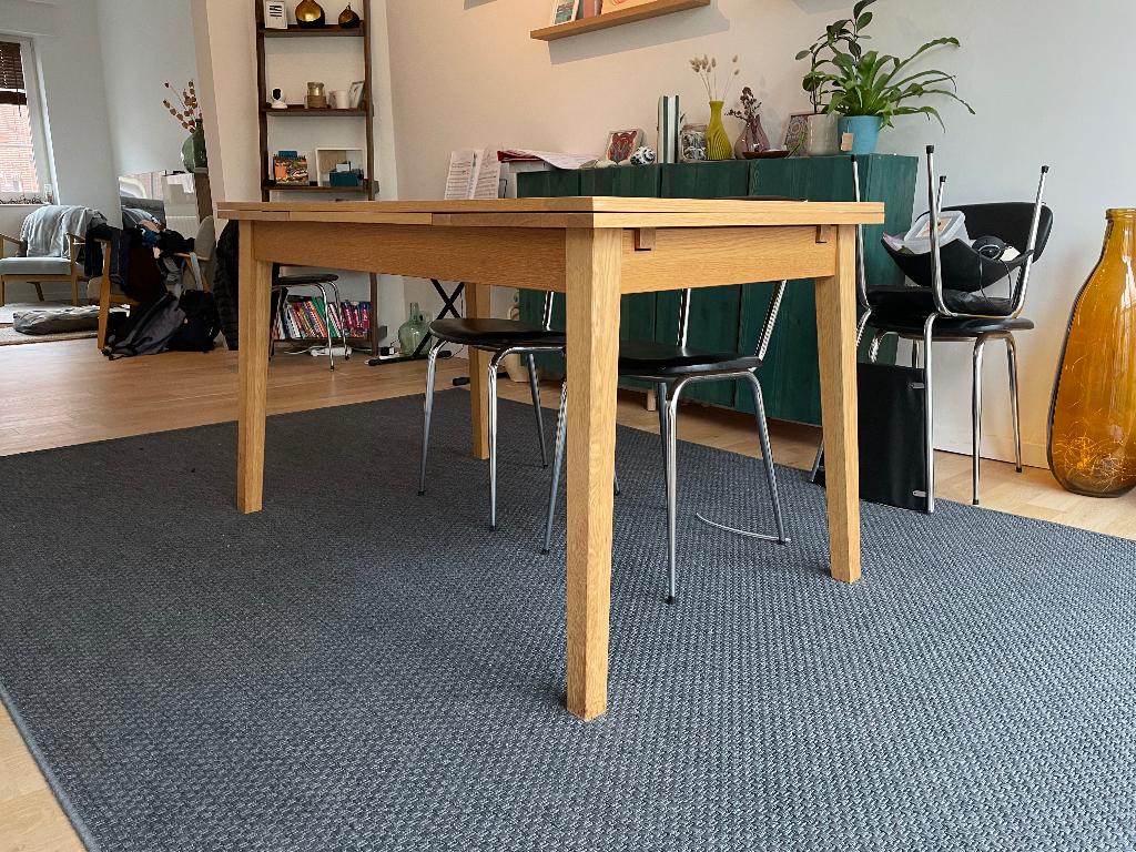 Table a manger extensible 4-6 personnes, Maison & Meubles, 100 à 150 cm, Cinq personnes ou plus, Contemporain, Enlèvement