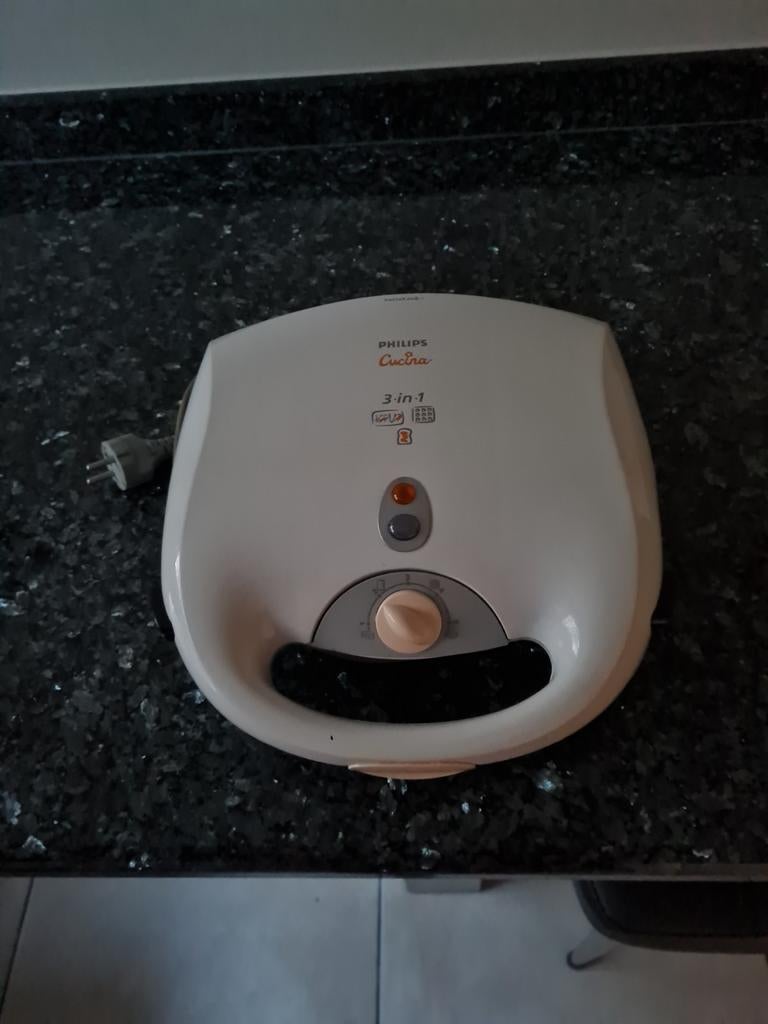 Machine à griller, gaufres et croques 3 en 1 Philips Cucina, Electroménager, Enlèvement