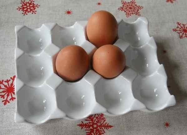 Rangement en faïence pour 12 oeufs, Enlèvement, Utilisé